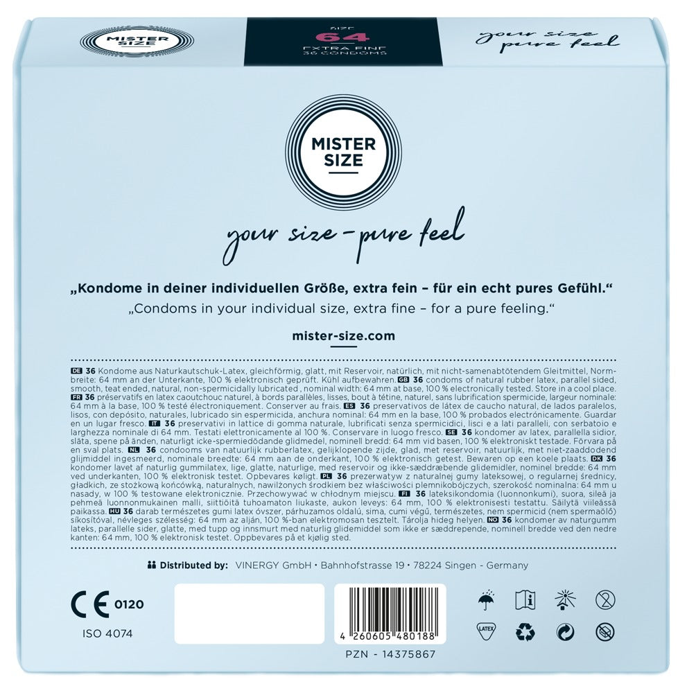 Mister size 64 mm kom