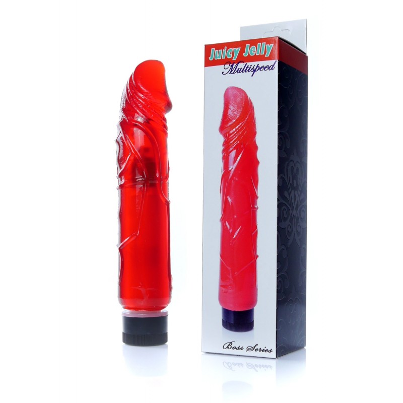 Vibrator Juicy Jelly crveni