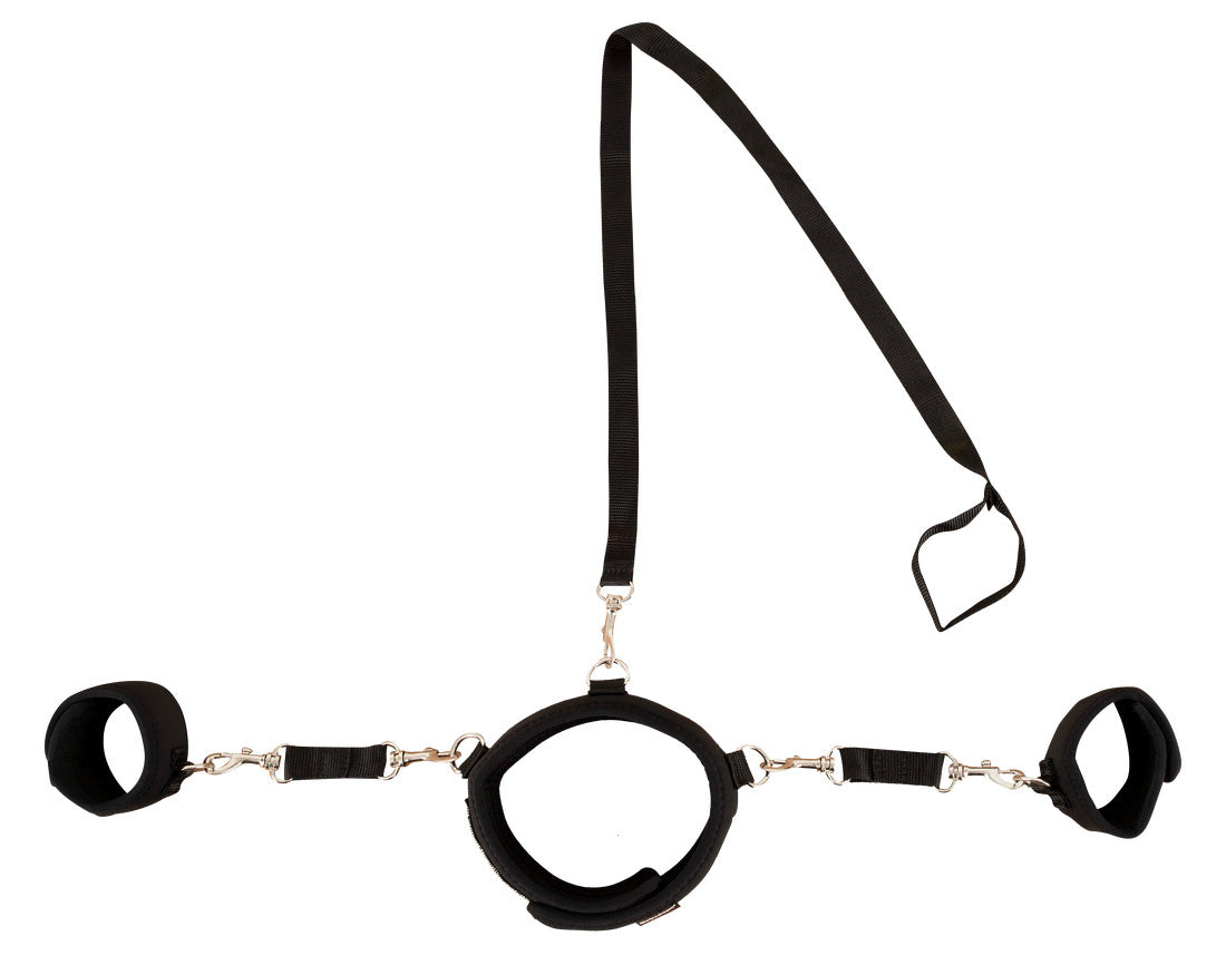 Collar with Cuffs and Leash