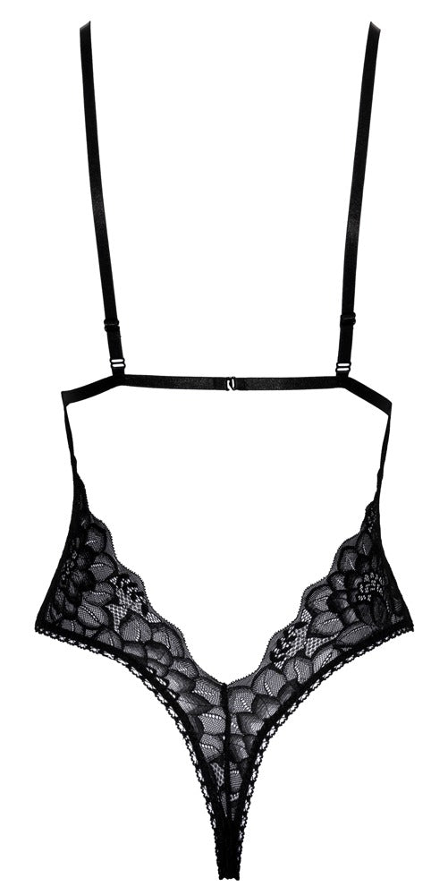 Body crna čipka L/XL