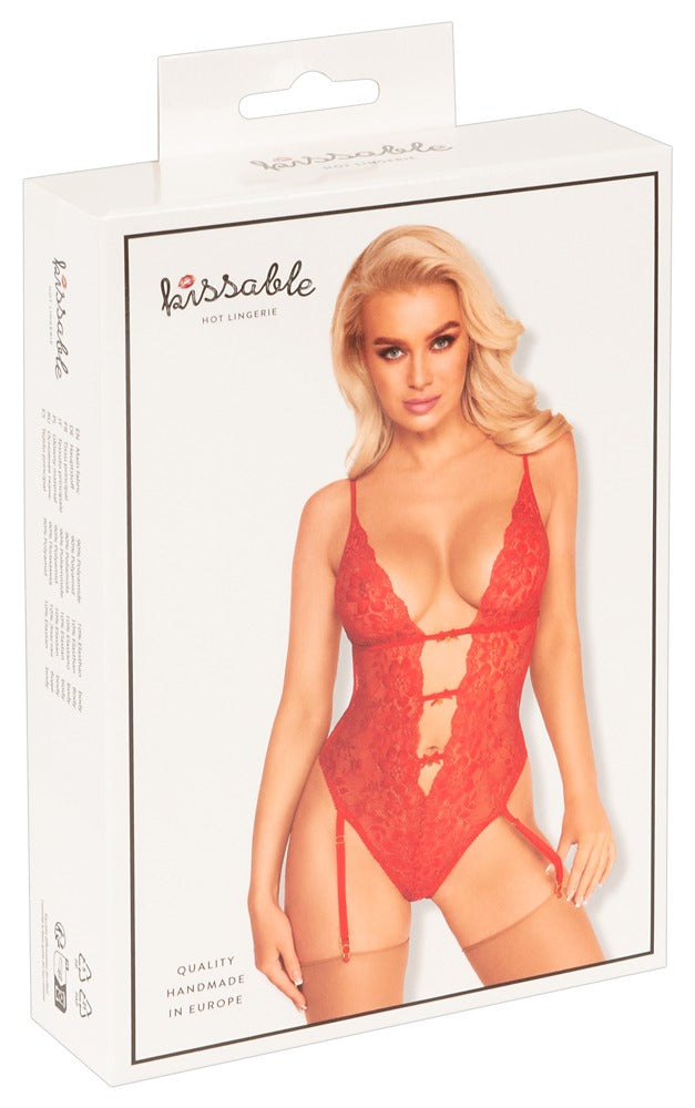 Body sa halterima crveni L/XL