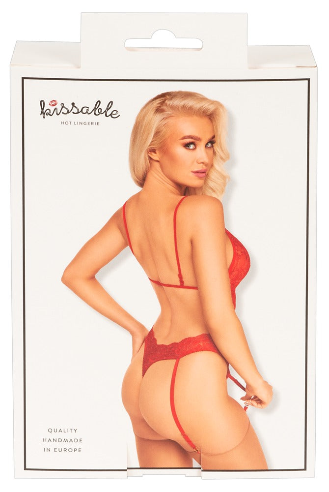 Body sa halterima crveni L/XL