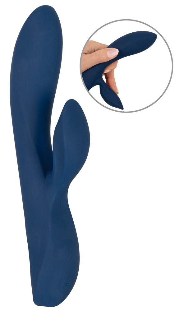 Rabbit vibrator,plavi,2 motora