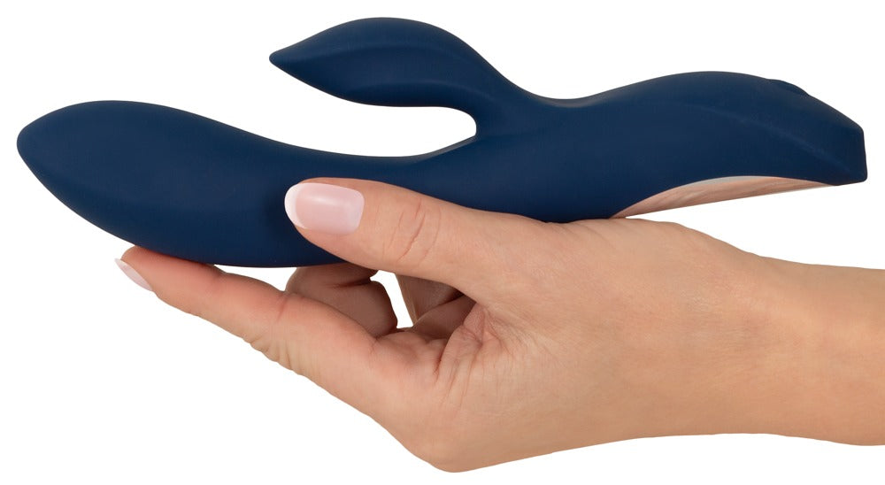 Rabbit vibrator,plavi,2 motora