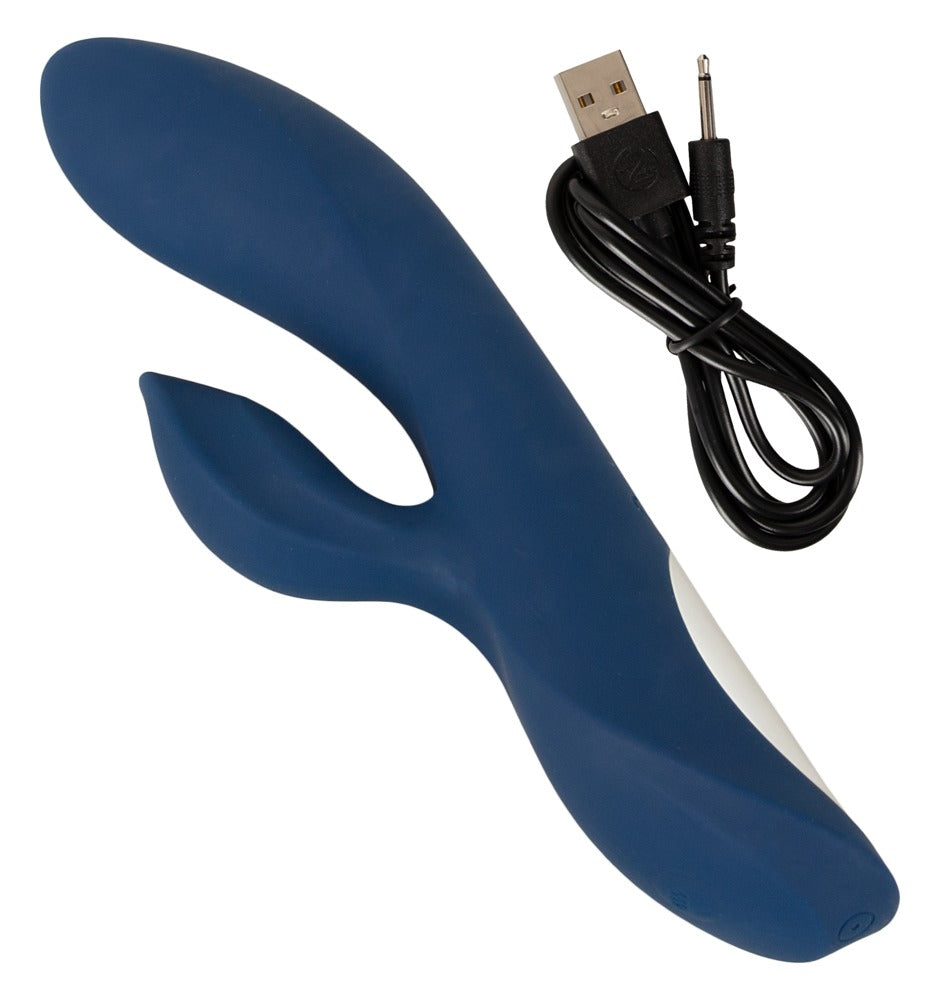 Rabbit vibrator,plavi,2 motora