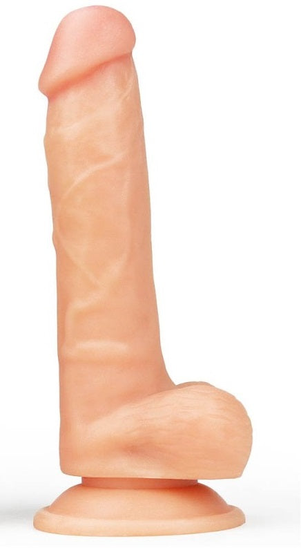 Realistic Dildo With Suction Cup Ultra Soft Dude Natural 20.5 Cm