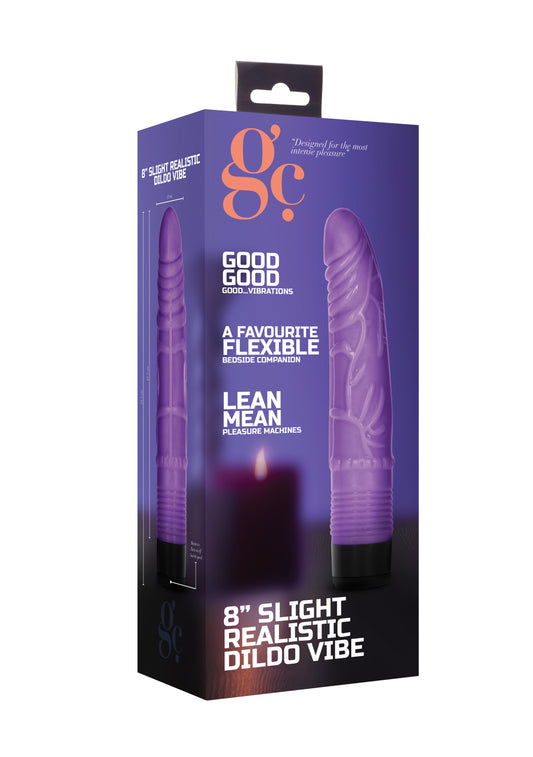 Slight realistic dildo vibe purple 19,5 cm