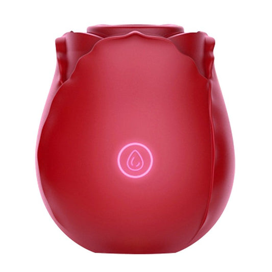 Red rose suction vibrator