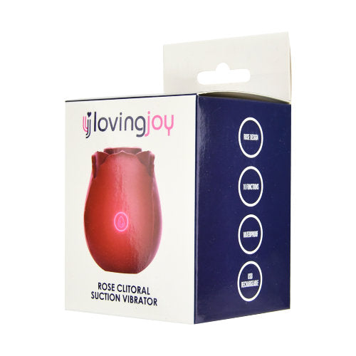 Red rose suction vibrator