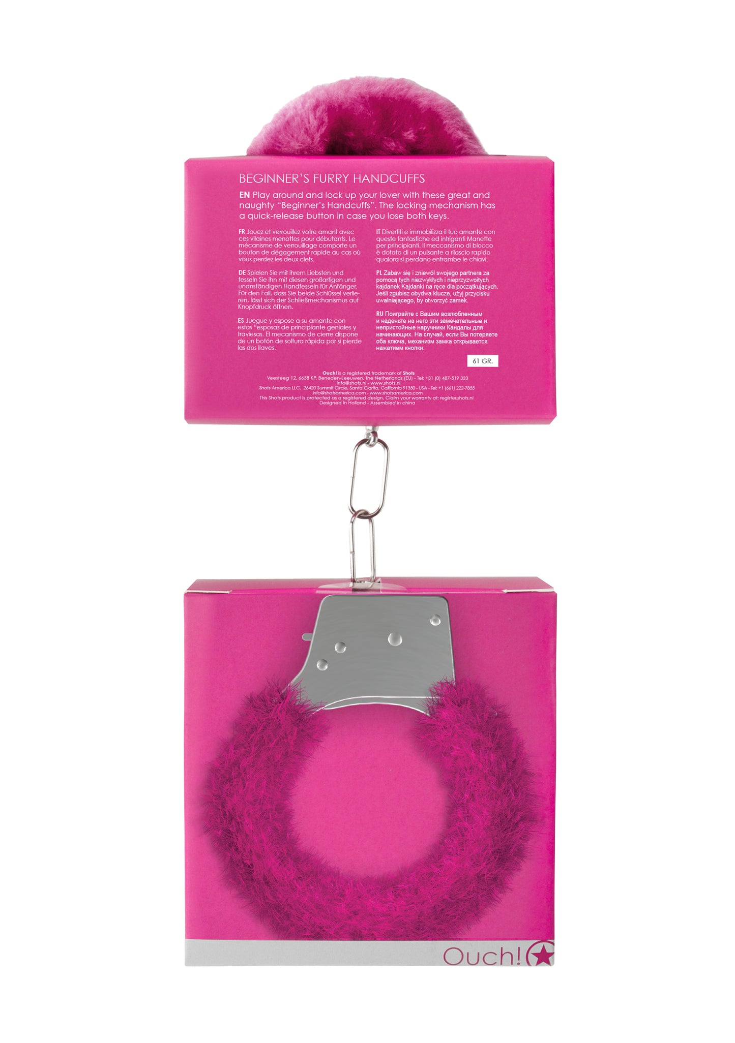 Beginners handcuffs pink