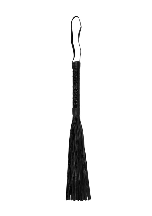 Diamond Pattern Luxury Whip - Black