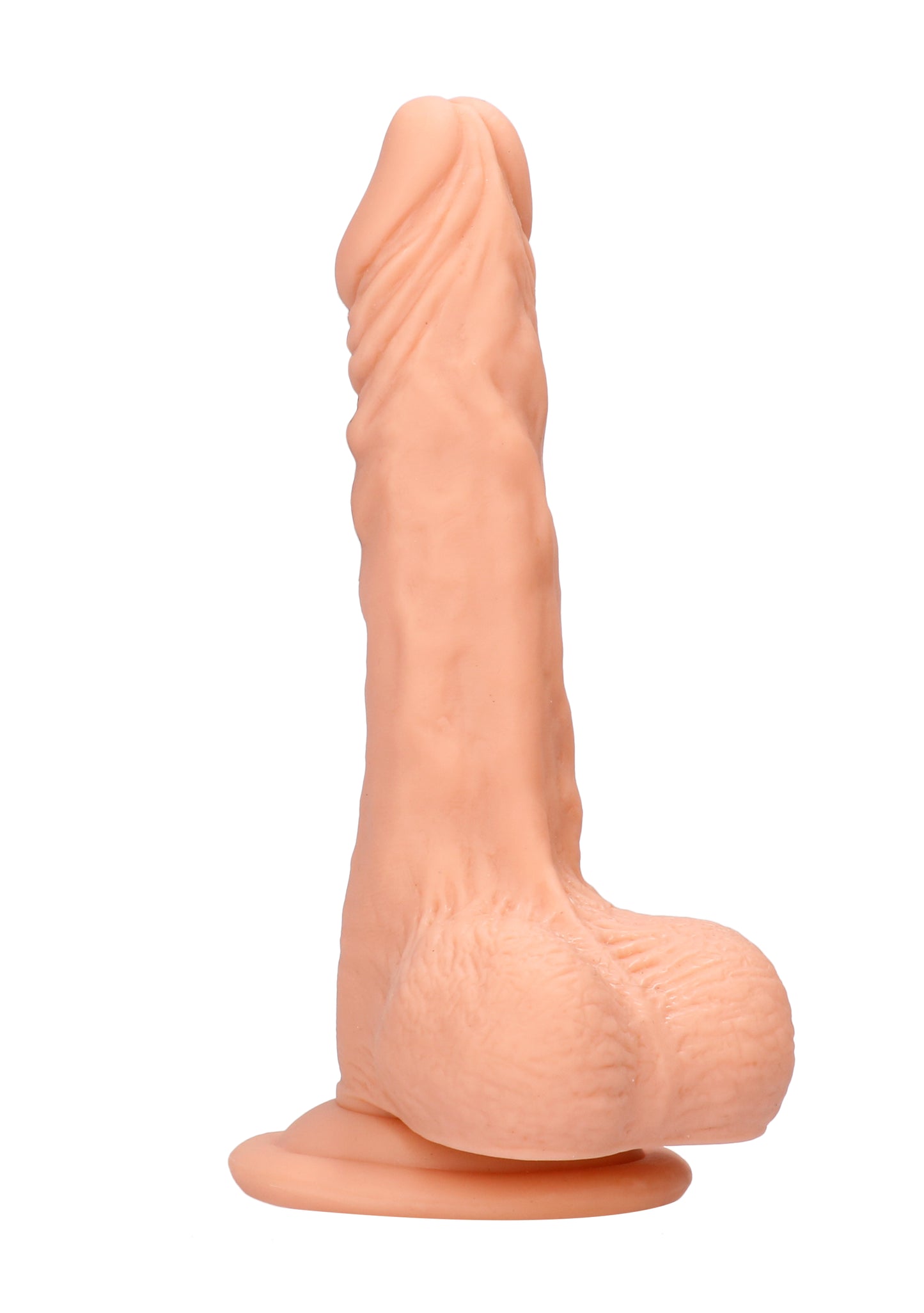 Realistic dildo with balls 25 cm -GRATIS STRAP ON