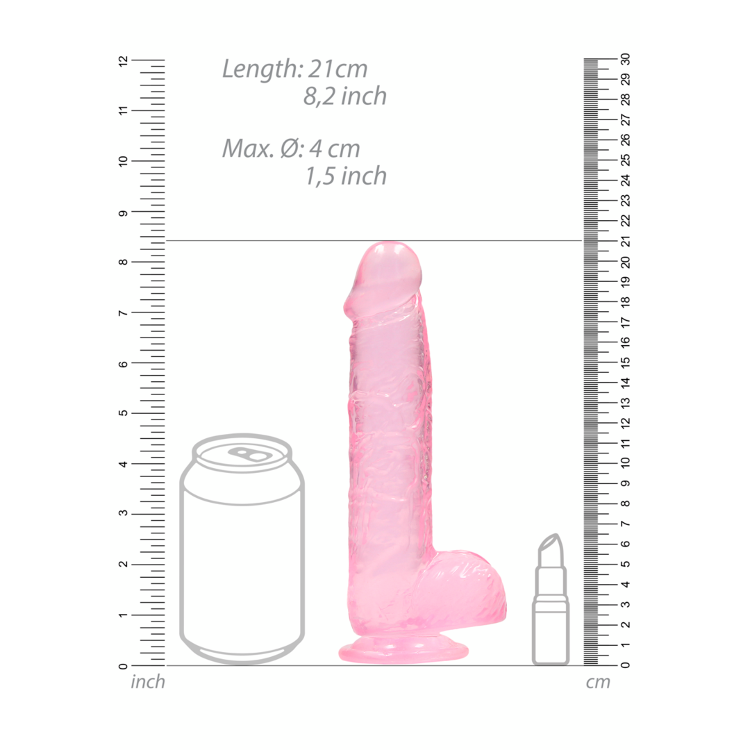 Realistic dildo 21 cm,pink