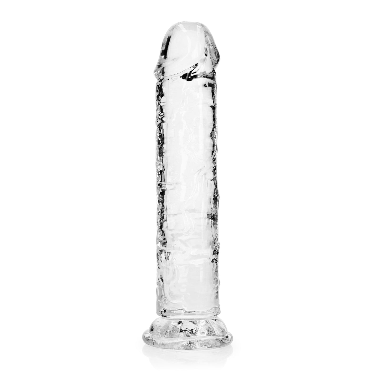 Straight Realistic Dildo Suction Cup - 8'' / 20 - Tra