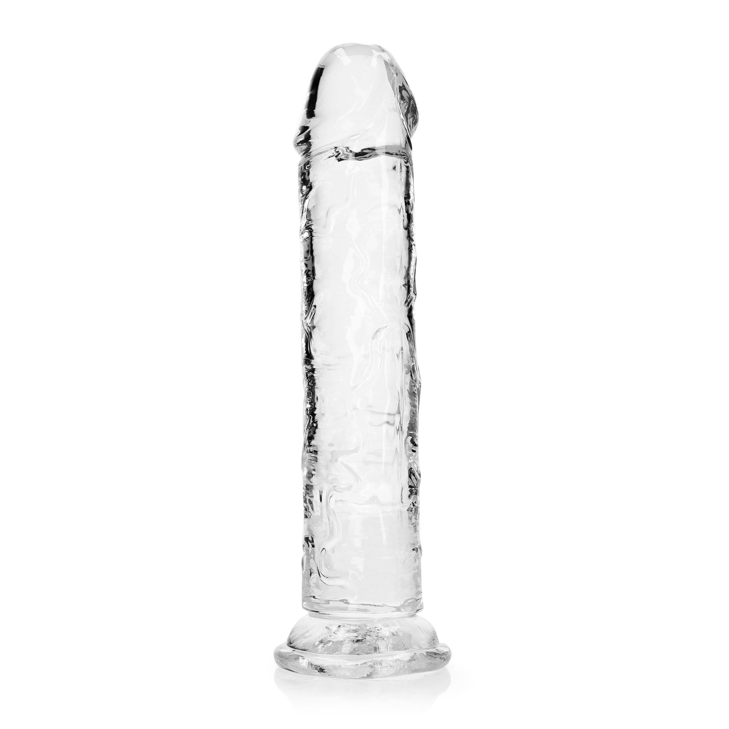 Straight Realistic Dildo Suction Cup - 9'' / 23 - Tra