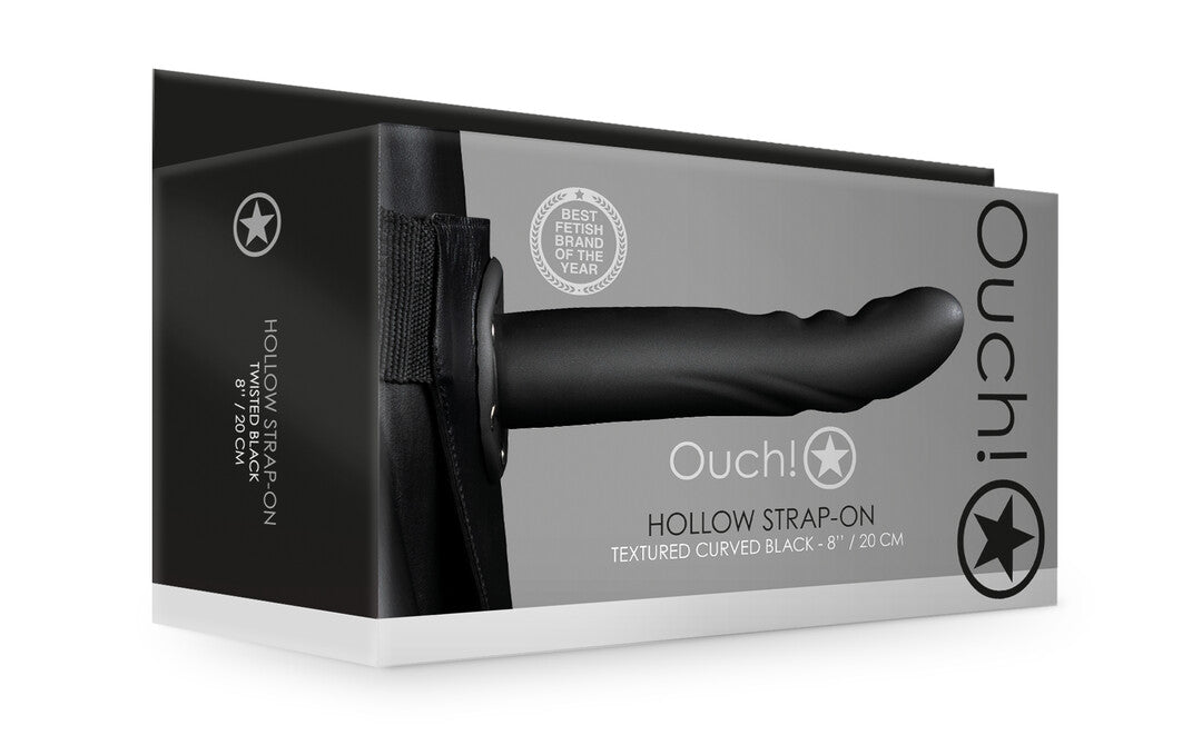 Ouch hollow strap on 20 cm