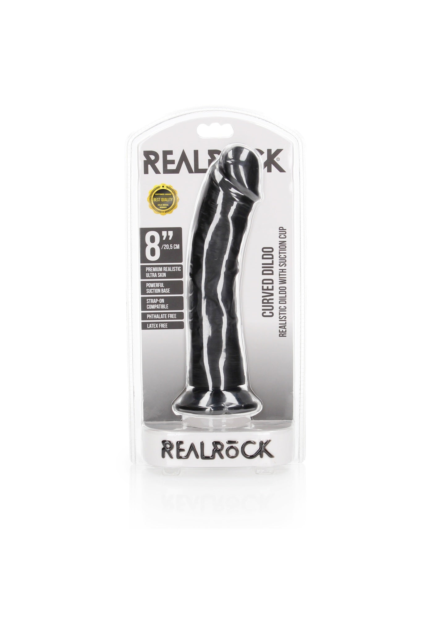 Dildo Real rock crni 20,5 cm