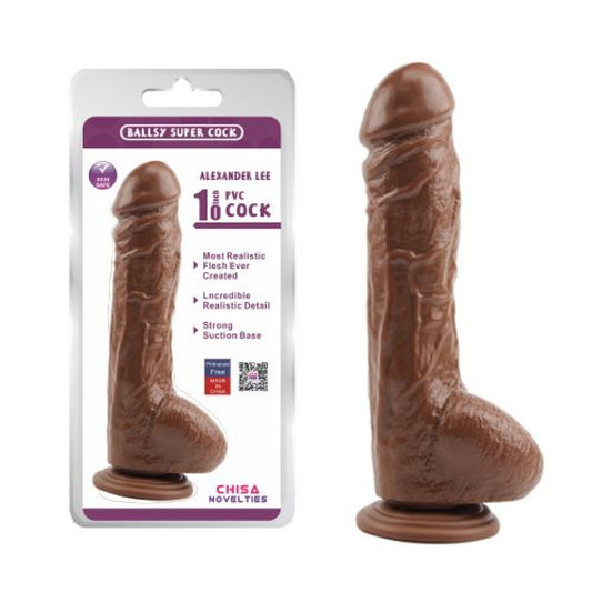 Dildo Alexander Lee brown 25.5 cm