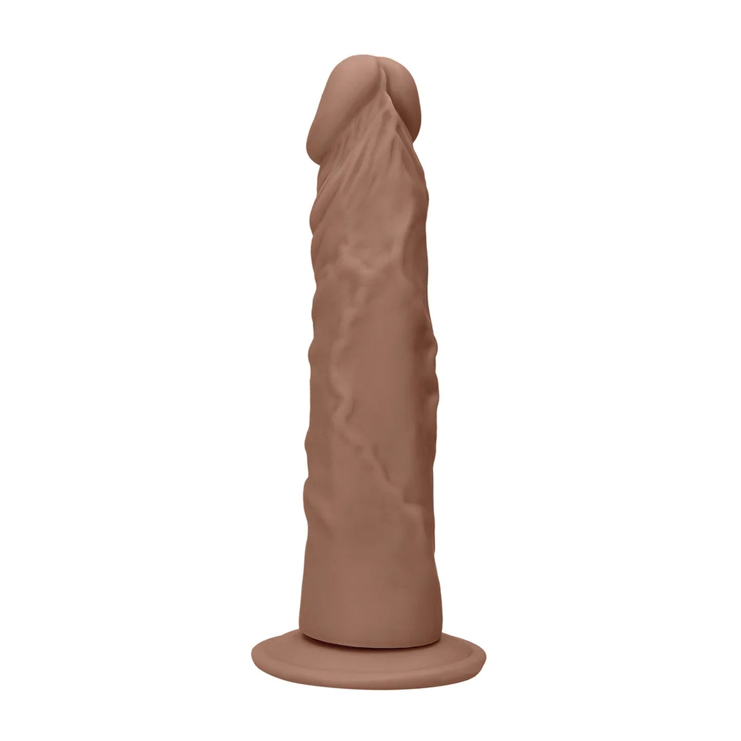 Realrock dildo 23 cm,tamna boja kože