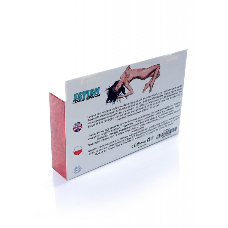 Lisice Furry cuffs crvene