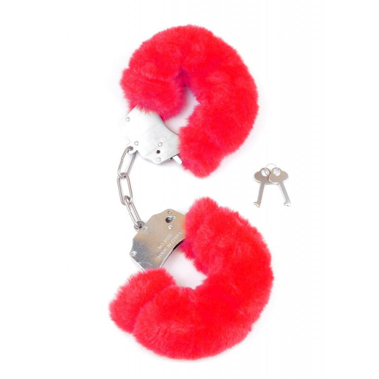 Lisice Furry cuffs crvene