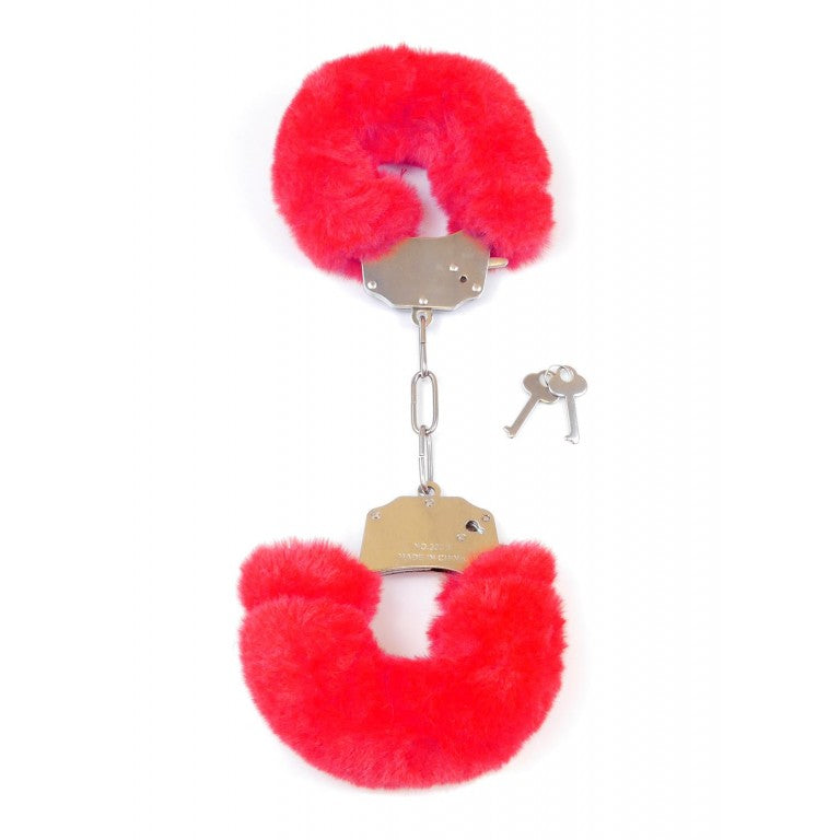 Lisice Furry cuffs crvene