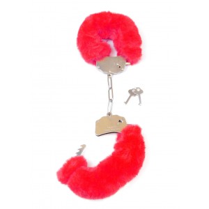 Lisice Furry cuffs crvene