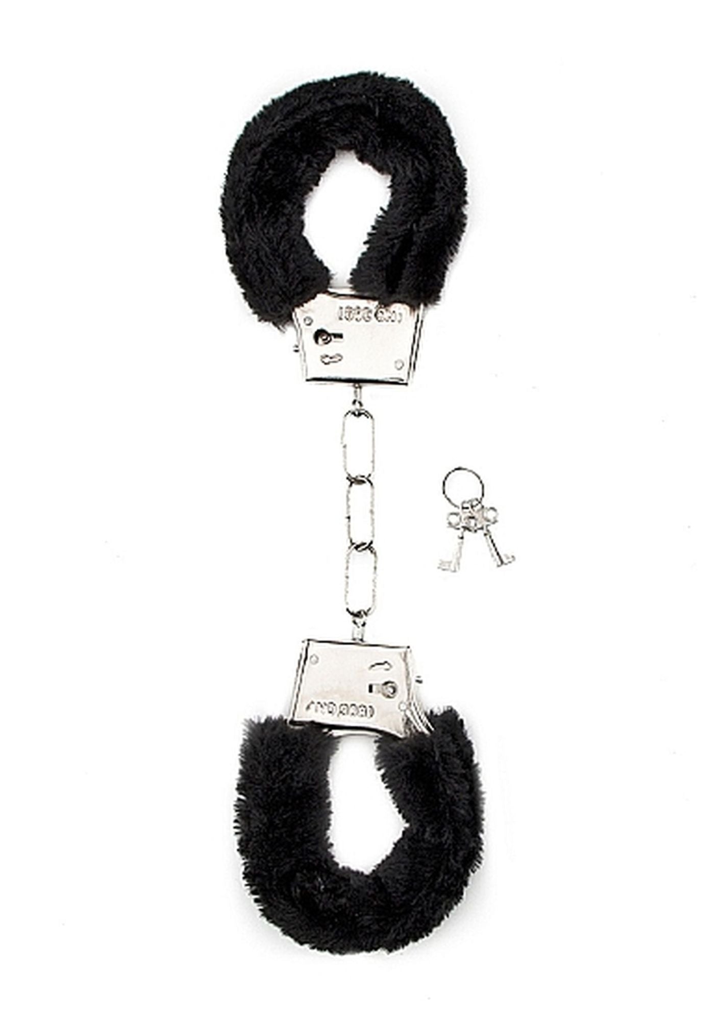 Furry cuffs crne