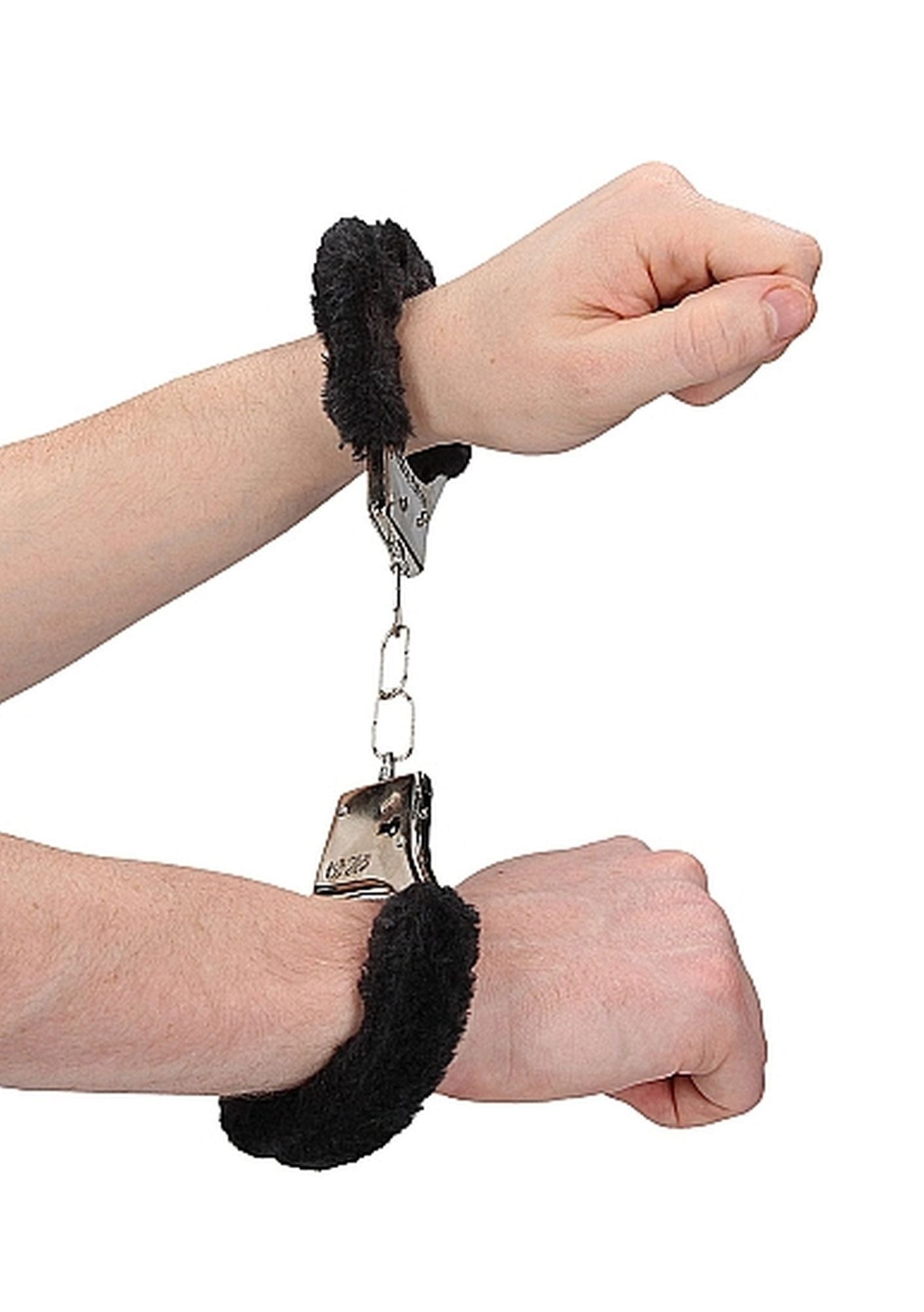 Furry cuffs crne