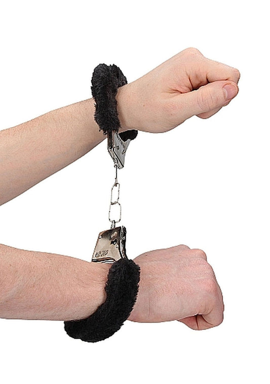 Furry cuffs crne
