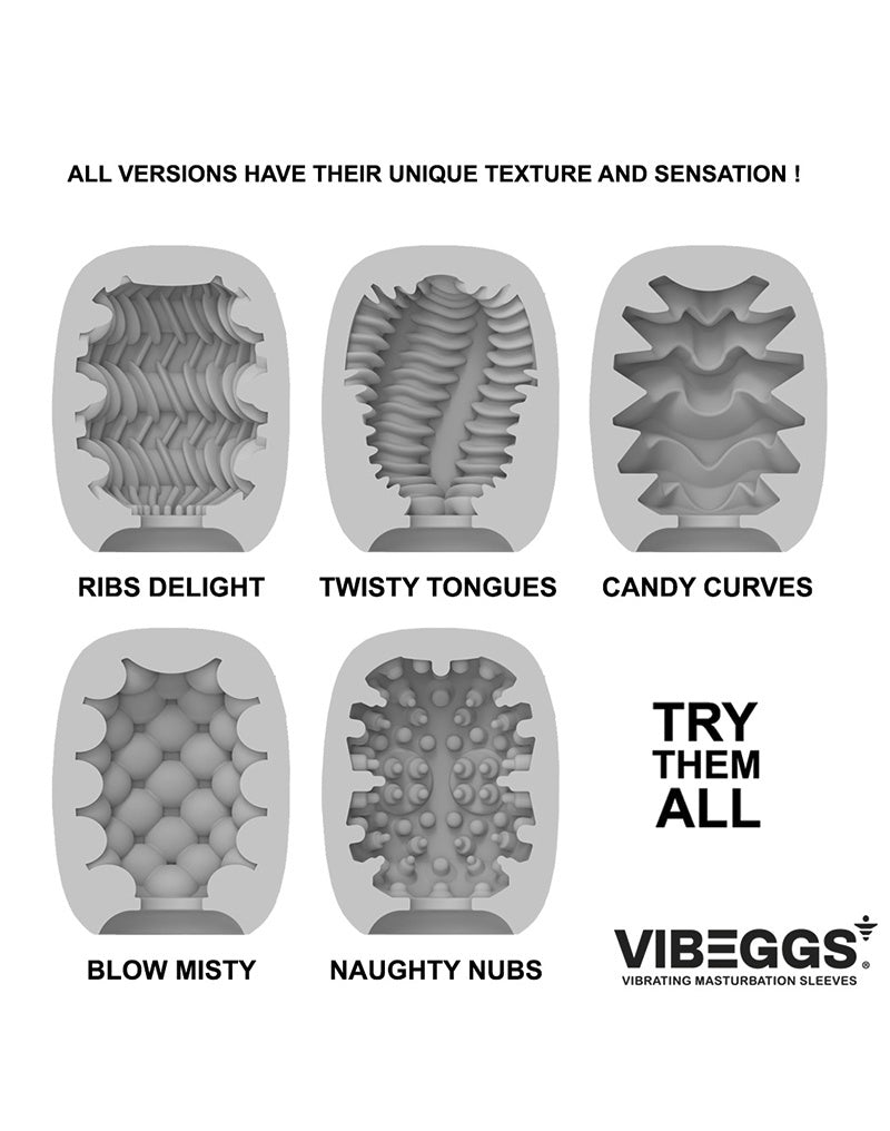 Vibeeggs vibrirajući masturbator i navlaka