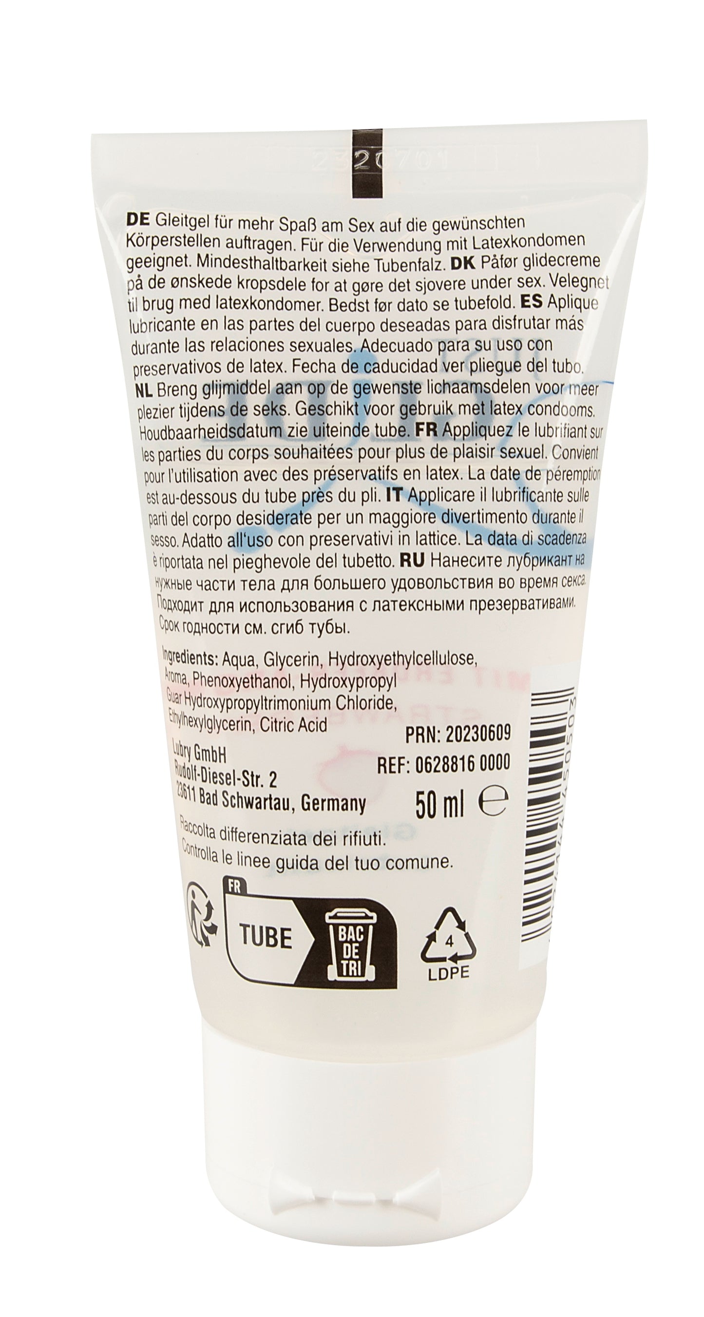 Lubrikant s okusom jagode 50 ml
