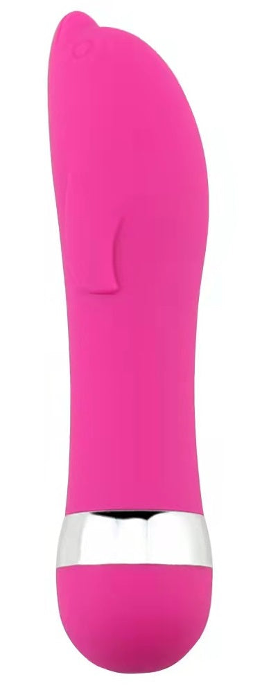 Mini Vibrator Dolphin Multispeed Pink 11.6 Cm