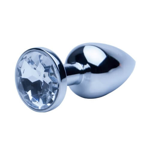 Silver Butt Plug-Small