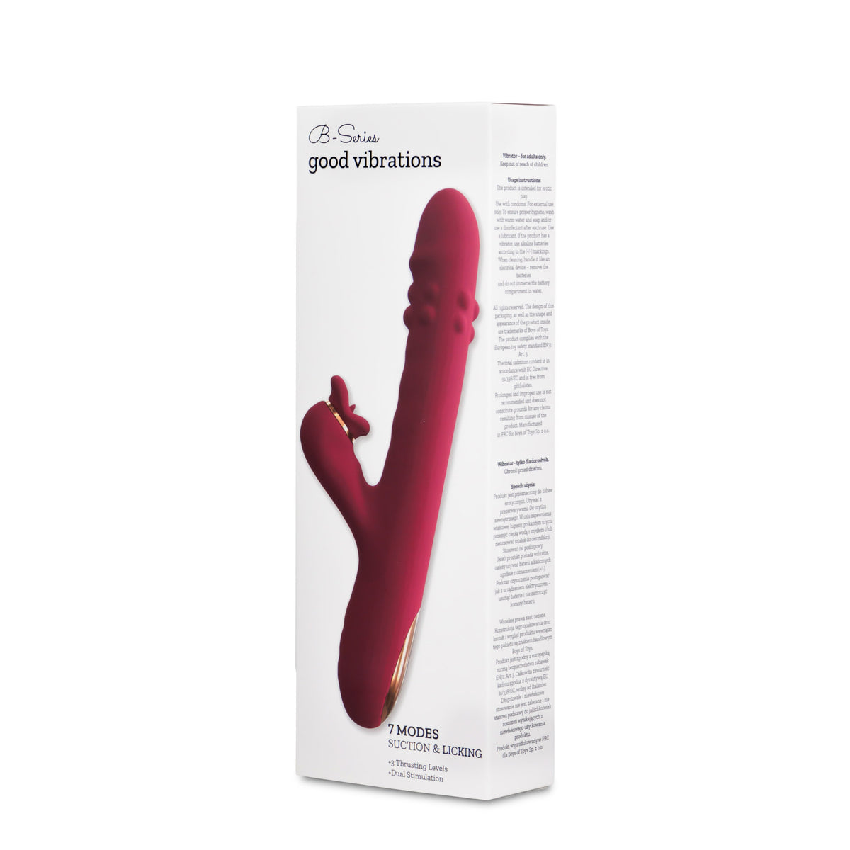Silikonski vibrator - 7 funkcija rotacije i 7 funkcija lizanja