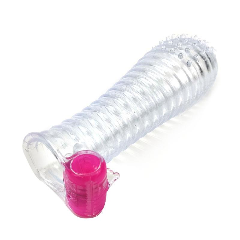 Vibrating Penis Sleeve Clear