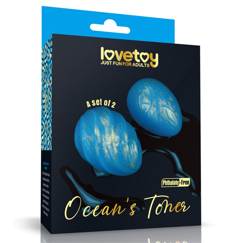 Oceans Toner Kegel Balls Set of 2