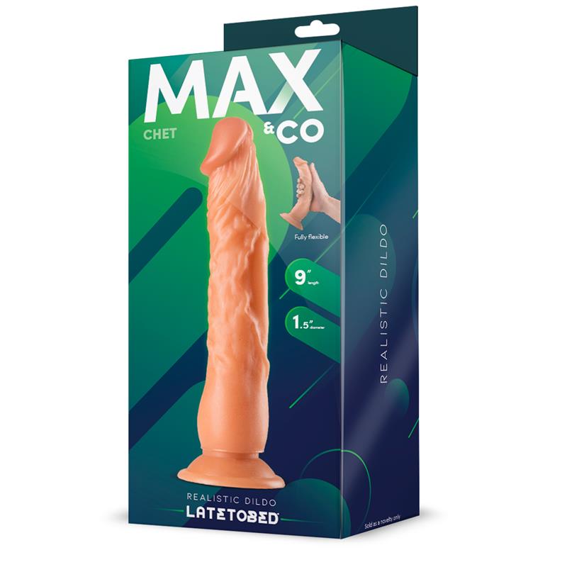 Chet Realistic Dildo Flesh 9 23 cm